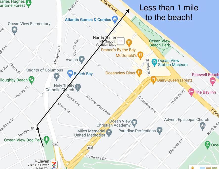 הוילה נורפולק Historic Coastal Haven- Pet Friendly Fast Wi-Fi מראה חיצוני תמונה